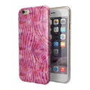Pink Watercolor Zebra Pattern iPhone 6/6s or 6/6s Plus 2-Piece Hybrid INK-Fuzed Case
