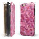 Pink Watercolor Zebra Pattern iPhone 6/6s or 6/6s Plus 2-Piece Hybrid INK-Fuzed Case