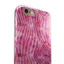 Pink Watercolor Zebra Pattern iPhone 6/6s or 6/6s Plus 2-Piece Hybrid INK-Fuzed Case