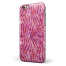 Pink Watercolor Zebra Pattern iPhone 6/6s or 6/6s Plus 2-Piece Hybrid INK-Fuzed Case