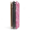 Pink Watercolor Zebra Pattern iPhone 6/6s or 6/6s Plus 2-Piece Hybrid INK-Fuzed Case