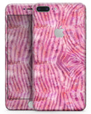 Pink Watercolor Zebra Pattern - Skin-kit for the iPhone 8 or 8 Plus