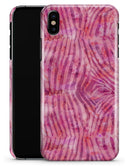 Pink Watercolor Zebra Pattern - iPhone X Clipit Case