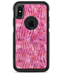 Pink Watercolor Zebra Pattern - iPhone X OtterBox Case & Skin Kits