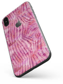 Pink Watercolor Zebra Pattern - iPhone X Skin-Kit