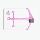 Pink Watercolored Heart Anchor - Premium Protective Decal Skin-Kit for the Apple Credit Card