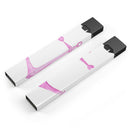 Pink Watercolored Heart Anchor - Premium Decal Protective Skin-Wrap Sticker compatible with the Juul Labs vaping device