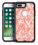 Pink Waterstrokes Over Scattered Gold - iPhone 7 Plus/8 Plus OtterBox Case & Skin Kits