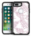 Pink Wavy Leaves Pattern - iPhone 7 Plus/8 Plus OtterBox Case & Skin Kits