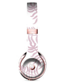 Pink Wavy Leaves Pattern Full-Body Skin Kit for the Beats by Dre Solo 3 Wireless Headphones
