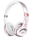 Pink Wavy Leaves Pattern Full-Body Skin Kit for the Beats by Dre Solo 3 Wireless Headphones