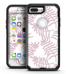Pink Wavy Leaves Pattern - iPhone 7 Plus/8 Plus OtterBox Case & Skin Kits