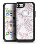 Pink Wavy Leaves Pattern - iPhone 7 or 8 OtterBox Case & Skin Kits