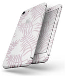 Pink Wavy Leaves Pattern - Skin-kit for the iPhone 8 or 8 Plus