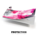 Pink and Black Absorbed Watercolor Texture - Premium Protective Decal Skin-Kit for the Apple Credit Card