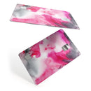 Pink and Black Absorbed Watercolor Texture - Premium Protective Decal Skin-Kit for the Apple Credit Card