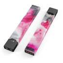 Pink and Black Absorbed Watercolor Texture - Premium Decal Protective Skin-Wrap Sticker compatible with the Juul Labs vaping device