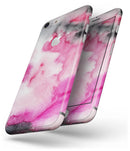 Pink and Black Absorbed Watercolor Texture - Skin-kit for the iPhone 8 or 8 Plus