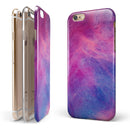 Pink and Blue Fume Clouds iPhone 6/6s or 6/6s Plus 2-Piece Hybrid INK-Fuzed Case