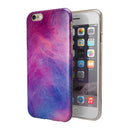 Pink and Blue Fume Clouds iPhone 6/6s or 6/6s Plus 2-Piece Hybrid INK-Fuzed Case