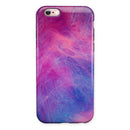 Pink and Blue Fume Clouds iPhone 6/6s or 6/6s Plus 2-Piece Hybrid INK-Fuzed Case