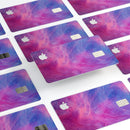 Pink and Blue Fume Clouds - Premium Protective Decal Skin-Kit for the Apple Credit Card