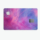 Pink and Blue Fume Clouds - Premium Protective Decal Skin-Kit for the Apple Credit Card