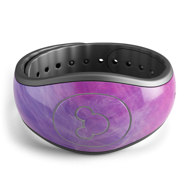 Pink and Blue Fume Clouds - Decal Skin Wrap Kit for the Disney Magic Band