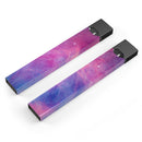 Pink and Blue Fume Clouds - Premium Decal Protective Skin-Wrap Sticker compatible with the Juul Labs vaping device