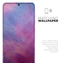 Pink and Blue Fume Clouds - Premium Vinyl Skin Decal for Samsung Galaxy S25 Ultra, S24, S23, S22 & All Galaxy S Models