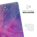 Pink and Blue Fume Clouds - Full Body Skin Decal for the Apple iPad Pro 12.9", 11", 10.5", 9.7", Air or Mini (All Models Available)