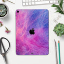Pink and Blue Fume Clouds - Full Body Skin Decal for the Apple iPad Pro 12.9", 11", 10.5", 9.7", Air or Mini (All Models Available)