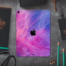Pink and Blue Fume Clouds - Full Body Skin Decal for the Apple iPad Pro 12.9", 11", 10.5", 9.7", Air or Mini (All Models Available)