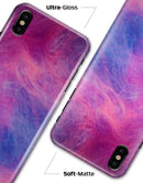 Pink and Blue Fume Clouds - iPhone X Clipit Case