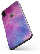 Pink and Blue Fume Clouds - iPhone X Skin-Kit