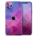 Pink and Blue Fume Clouds - Protective Skin Wrap & Decal – Compatible with iPhone SE to iPhone 17 Pro Max (All Models)