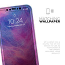 Pink and Blue Fume Clouds - Protective Skin Wrap & Decal – Compatible with iPhone SE to iPhone 17 Pro Max (All Models)