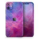 Pink and Blue Fume Clouds - Protective Skin Wrap & Decal – Compatible with iPhone SE to iPhone 17 Pro Max (All Models)