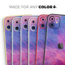 Pink and Blue Fume Clouds - Protective Skin Wrap & Decal – Compatible with iPhone SE to iPhone 17 Pro Max (All Models)