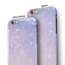 Pink and Blue Grungy Abstract iPhone 6/6s or 6/6s Plus 2-Piece Hybrid INK-Fuzed Case