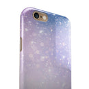 Pink and Blue Grungy Abstract iPhone 6/6s or 6/6s Plus 2-Piece Hybrid INK-Fuzed Case
