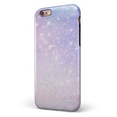 Pink and Blue Grungy Abstract iPhone 6/6s or 6/6s Plus 2-Piece Hybrid INK-Fuzed Case