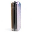 Pink and Blue Grungy Abstract iPhone 6/6s or 6/6s Plus 2-Piece Hybrid INK-Fuzed Case