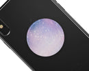 Pink and Blue Grungy Abstract  - Skin Kit for PopSockets and other Smartphone Extendable Grips & Stands