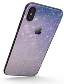 Pink and Blue Grungy Abstract  - iPhone X Skin-Kit