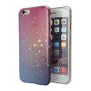 Pink and Blue Shimmering Orbs of Light iPhone 6/6s or 6/6s Plus 2-Piece Hybrid INK-Fuzed Case