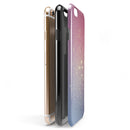 Pink and Blue Shimmering Orbs of Light iPhone 6/6s or 6/6s Plus 2-Piece Hybrid INK-Fuzed Case