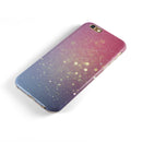 Pink and Blue Shimmering Orbs of Light iPhone 6/6s or 6/6s Plus 2-Piece Hybrid INK-Fuzed Case