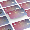 Pink and Blue Shimmering Orbs of Light - Premium Protective Decal Skin-Kit for the Apple Credit Card