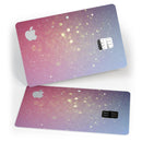 Pink and Blue Shimmering Orbs of Light - Premium Protective Decal Skin-Kit for the Apple Credit Card